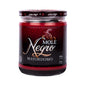 Frasco de mole negro Mayordomo de 450 g, mostrando un diseño artesanal y detalles en rojo y negro.